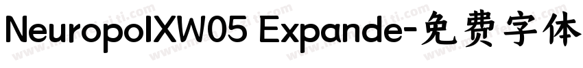 NeuropolXW05 Expande字体转换